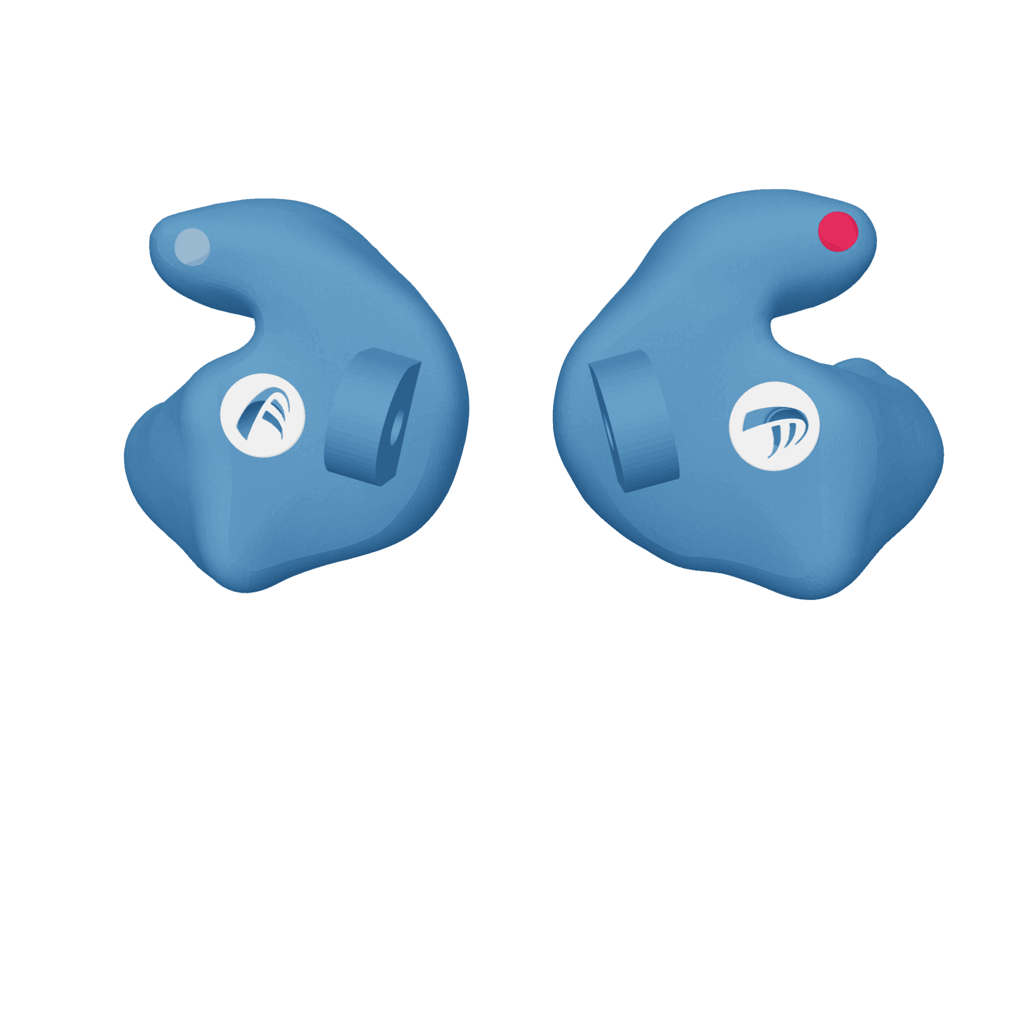 Custom Filtered Coast Guard Earplugs - earplu.gs