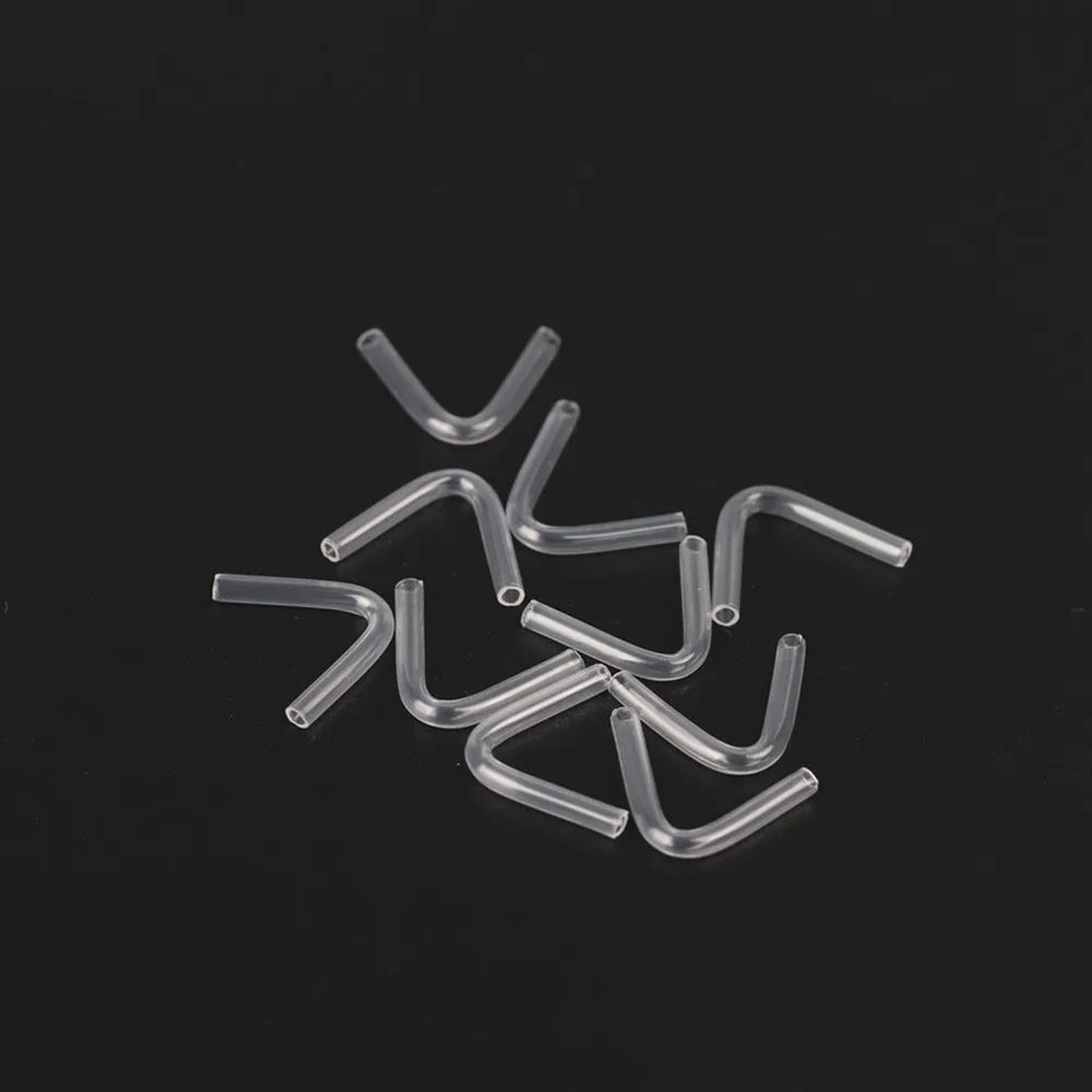 10pcs Dreve BTE Earmold Hook Elbow Bent Sound Tube 2.0 x 3.0 mm