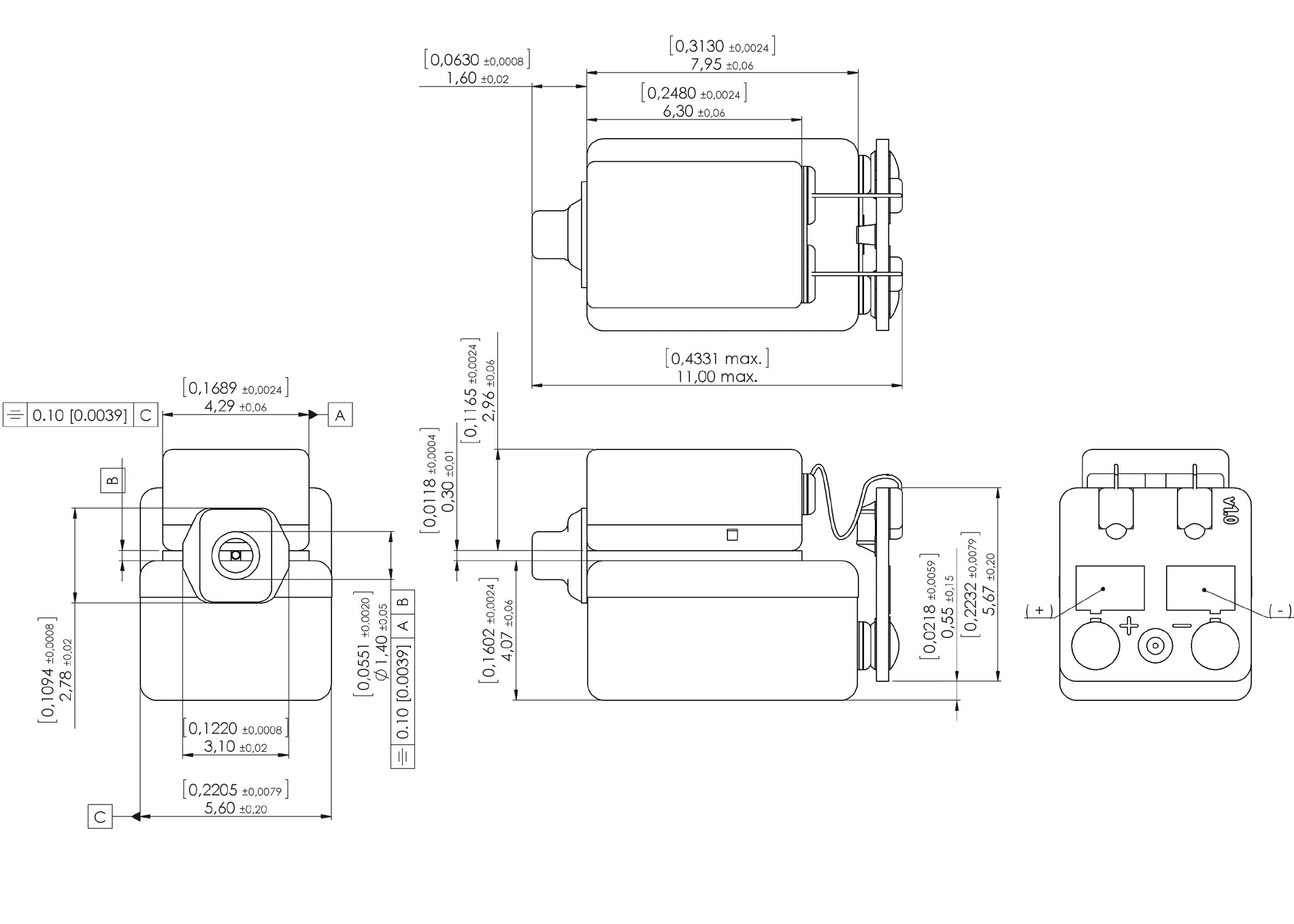 2PCS Sonion 1723WT03/9  Dual Bass Driver BA Driver DIY IEM Receivers